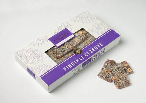 Hediyelik Fındıklı Yaprak Cezerye 900 GR